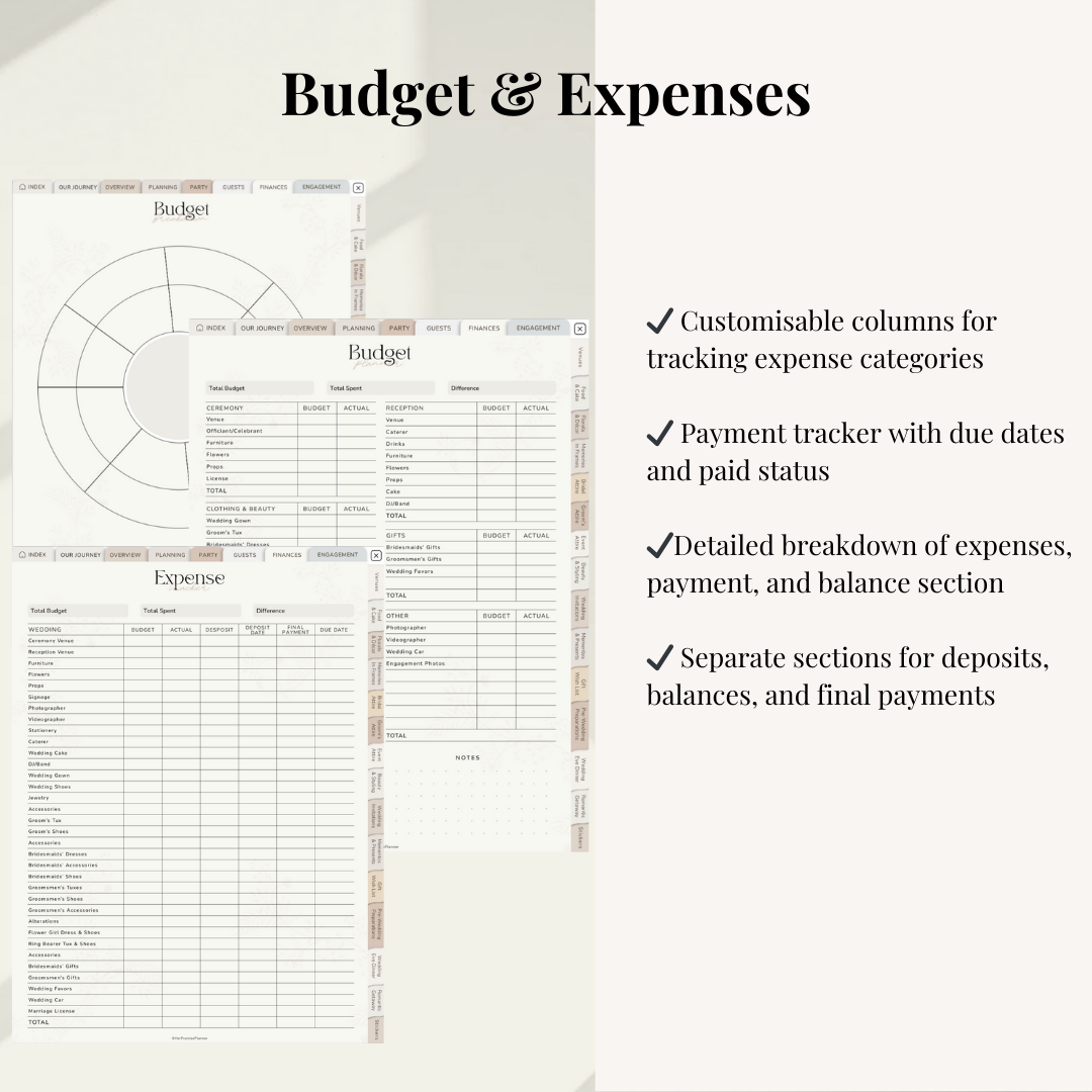 Budget Spreadsheet Template